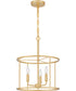 Abner 3-light Pendant Aged Brass