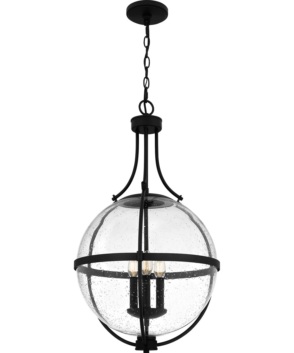 Quoizel Pendant Large 3-light Pendant Matte Black
