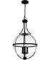 Quoizel Pendant Large 3-light Pendant Matte Black