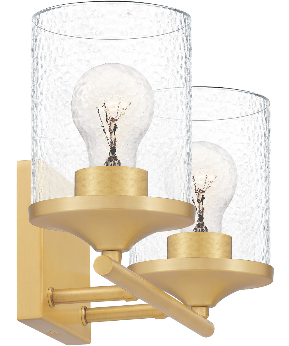 Abner Medium 2-light Bath Light Aged Brass