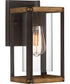 Marion Square Small 1-light Outdoor Wall Light Rustic Black