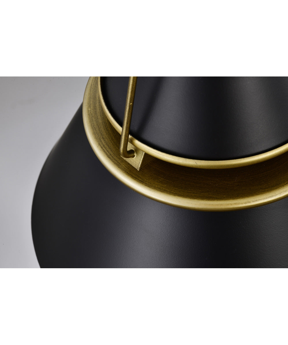 Adina 1-Light Pendant Matte Black