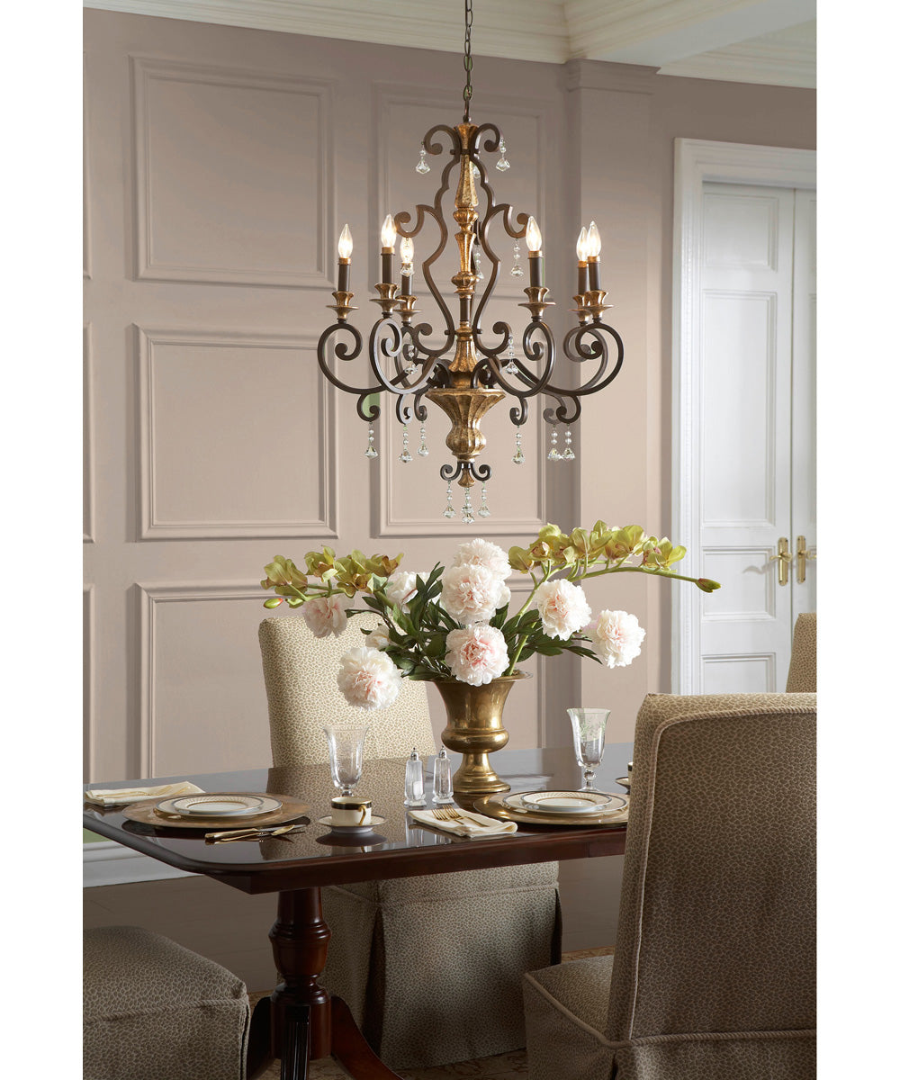 Marquette 6-light Chandelier Heirloom