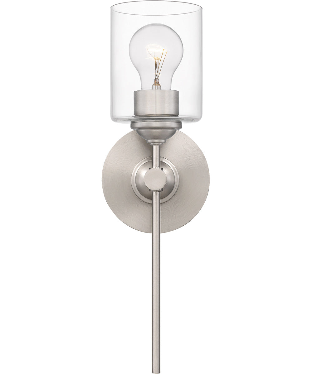 Aria Small 1-light Wall Sconce Brushed Nickel