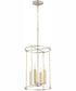 Olympus 4-light Entry Foyer Hall Chandelier Satin Nickel