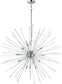 40"W Polaris 16-Light Pendant Polished Chrome