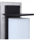 Heights 1-Light Outdoor Wall Lantern Stainless Steel / Midnight