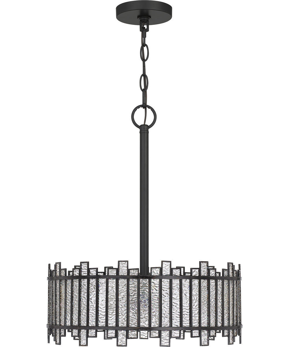 Hartman 3-light Pendant Matte Black