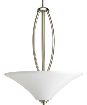 Joy 3-Light Inverted Pendant Brushed Nickel