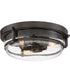 Outpost 3-light Flush Mount Palladian Bronze
