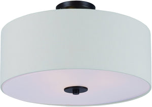 18"W Bongo 3-Light Flush Mount