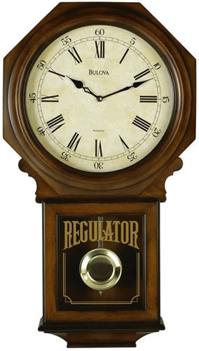 Bulova Clocks Ashford Majestic Wall Chiming Clock C3543