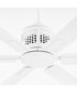 120" Zeus Patio Ceiling Fan Studio White