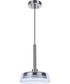 Centric 1-Light Pendant Brushed Polished Nickel