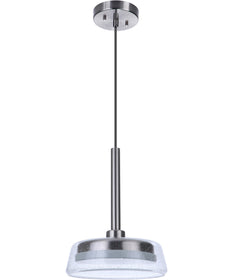 Centric 1-Light Pendant Brushed Polished Nickel