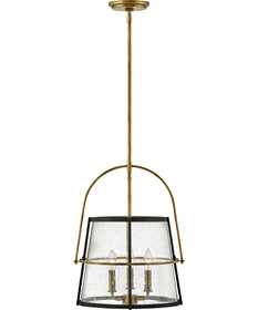 Tournon 3-Light Medium Pendant in Heritage Brass