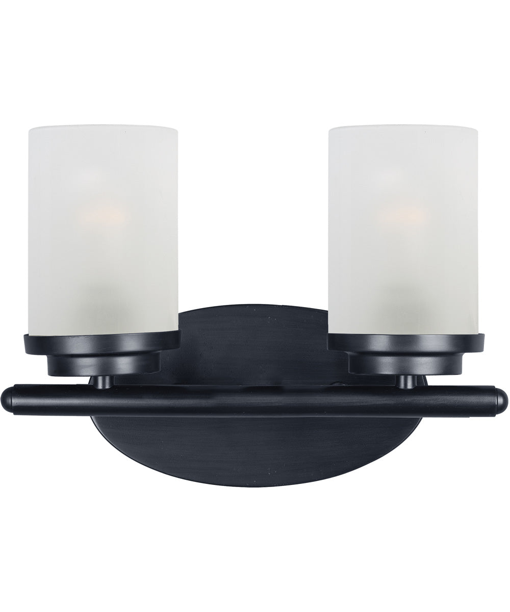 Corona 2-Light Bath Vanity Black