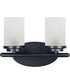 Corona 2-Light Bath Vanity Black