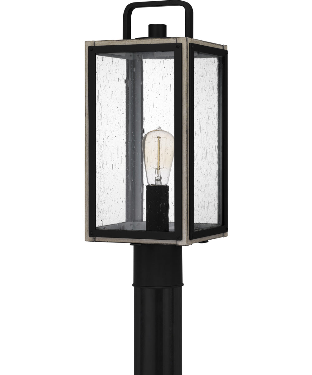 Bramshaw Large 1-light Outdoor Post Light  Coastal Armour Aluminum Matte Black