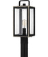 Bramshaw Large 1-light Outdoor Post Light  Coastal Armour Aluminum Matte Black