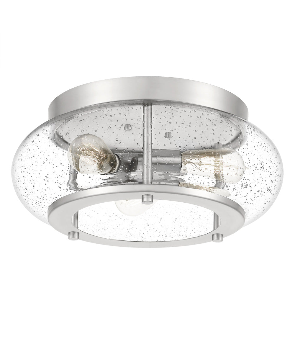 Trilogy 3-light Flush Mount Brushed Nickel