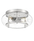 Trilogy 3-light Flush Mount Brushed Nickel