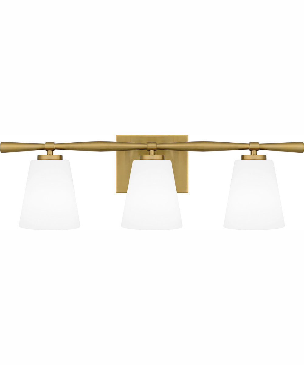 Brindley Large 3-light Bath Light Aged Brass