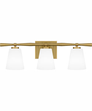 Brindley Large 3-light Bath Light Aged Brass