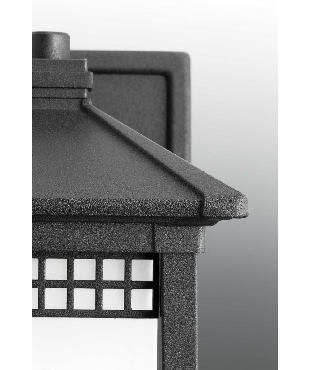 Merit 1-Light Wall Lantern Textured Black