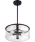 Hailie 4-Light Pendant Flat Black