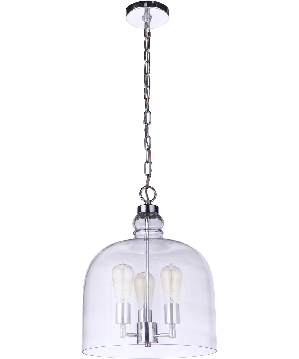 Jackson 3-Light Pendant Chrome