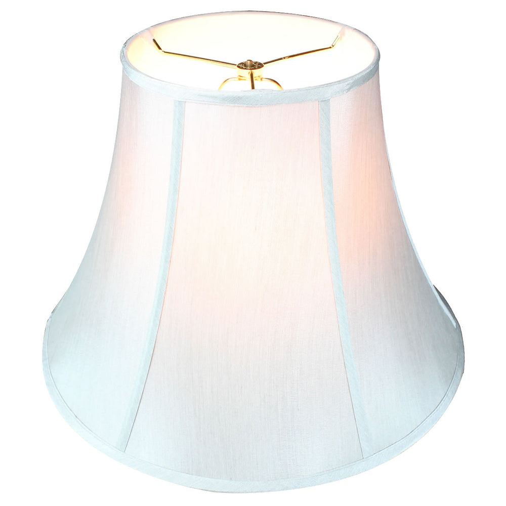 18"W x 14"H Gray Bell Shantung Lamp Shade