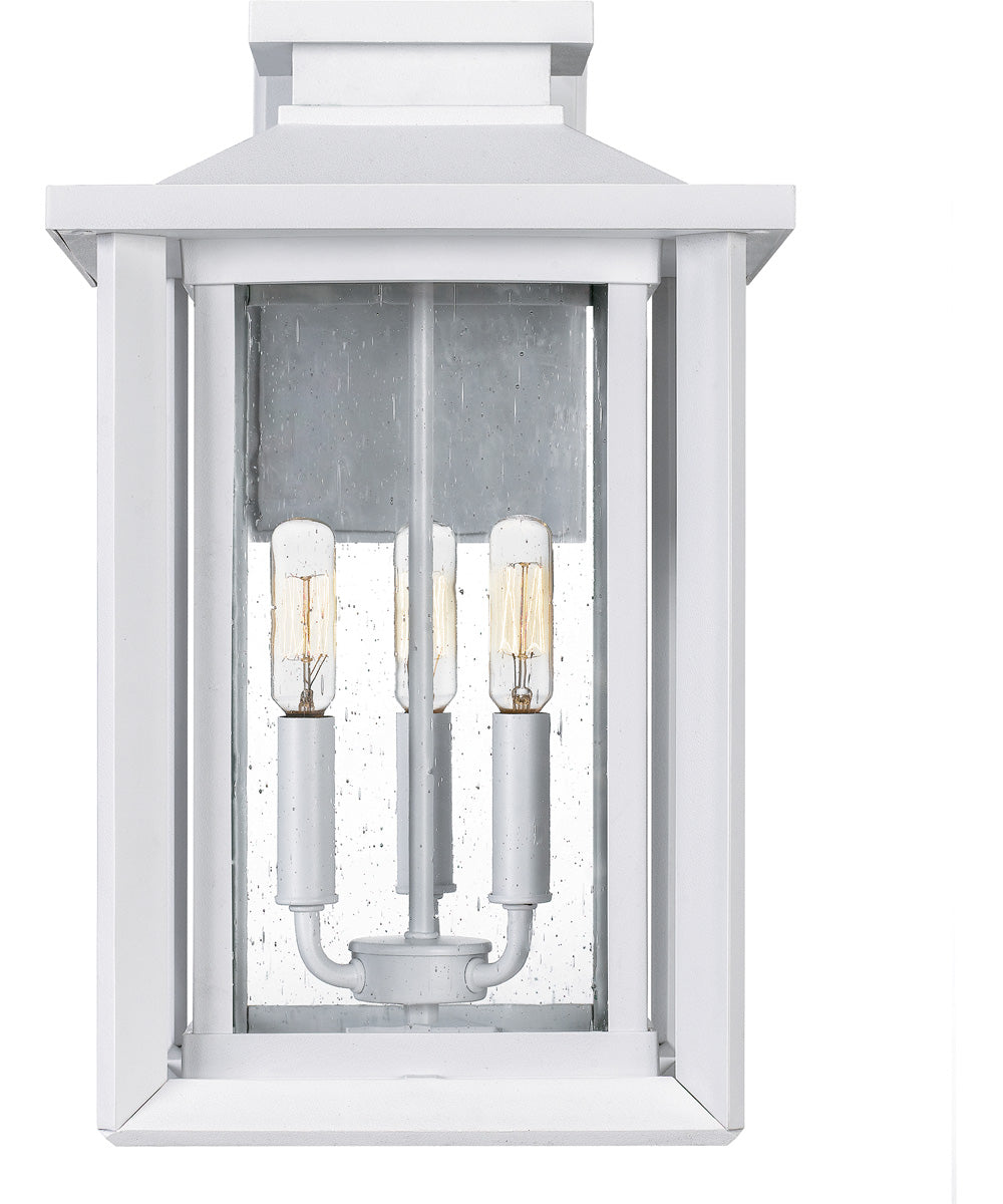 Wakefield Large 3-light Outdoor Wall Light  Coastal Armour White Lustre