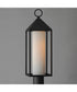 Aldous 1-Light Outdoor Post Mount Black