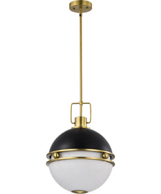 Everton 2-Light Pendant Matte Black