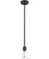 Pruitt Small 1-light Mini Pendant Matte Black