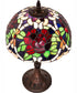 17" High Renaissance Rose Accent Lamp