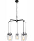 Trystan 5-Light Chandelier Flat Black