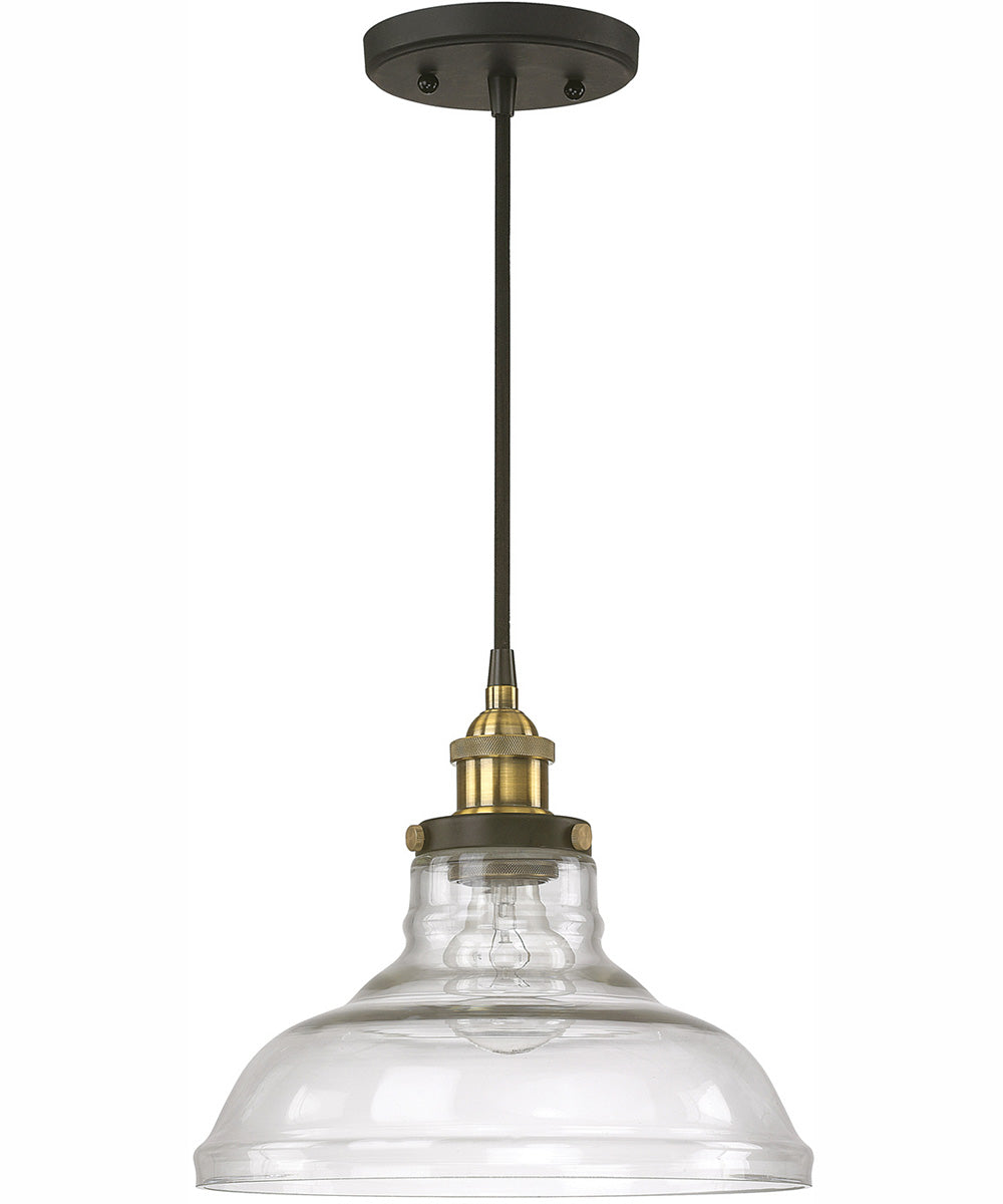 Benji 1-Light Pendant Bronze and Brass