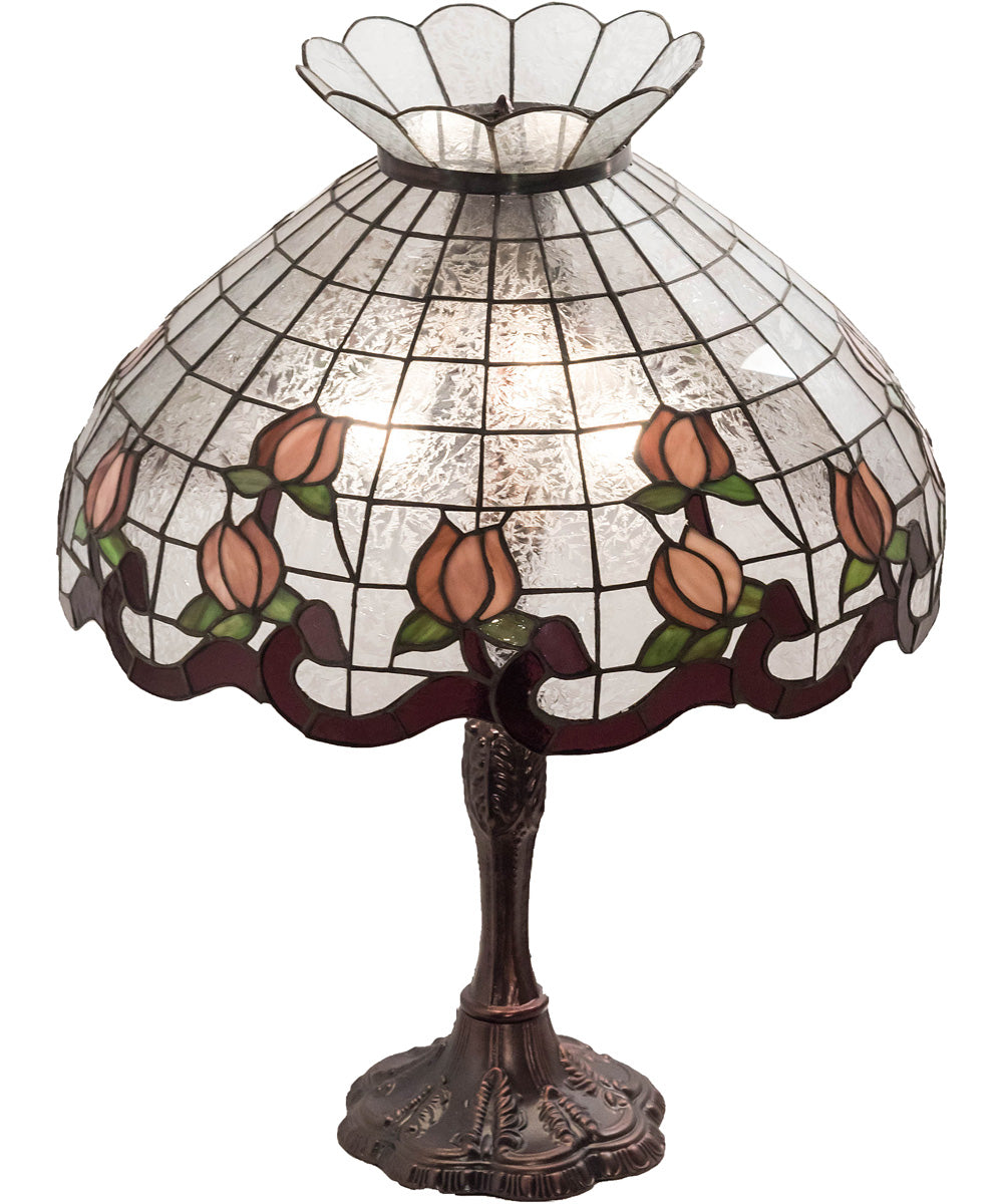 26" High Roseborder Table Lamp
