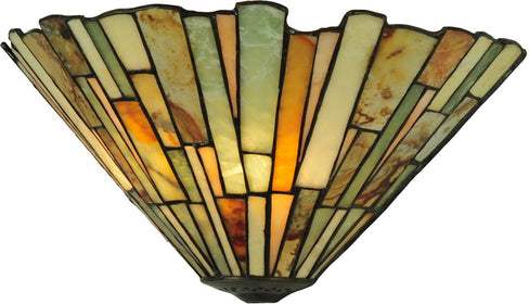 13"W DeLighta Jadestone Wall Sconce