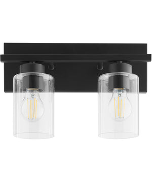 Carter 2-light Bath Vanity Light Matte Black