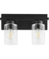 Carter 2-light Bath Vanity Light Matte Black