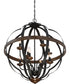 Siren 8-light Pendant Marcado Black