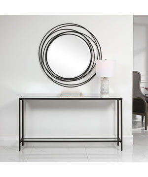 Hayley Black Console Table