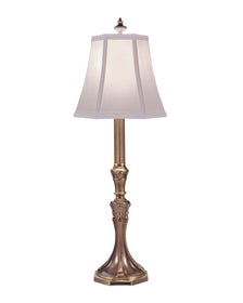 30"H Roman Bronze Signature by Stiffel Buffet Lamp, On/Off