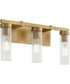 Kilbey 3-light Bath Vanity Light Aged Brass