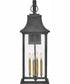 Adair 4-Light Extra Large Wall Mount Lantern in Aged Zinc