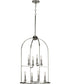 Seneca 8-Light Farmhouse Pendant Light Polished Nickel