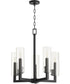 Harbin 5-light Chandelier Textured Black